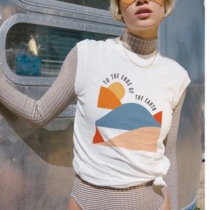 Free people x Girl Dangerous graphic tank top